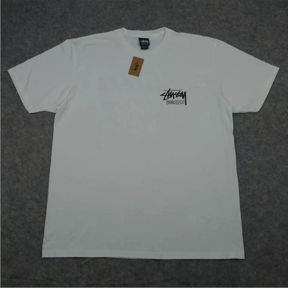 EXCLUSIVE‼️ STUSSY HONOLULU T-SHIRT.  ONLY SOLD IN HAWAII.  S:LARGE Color:WHITE - Picture 2 of 5